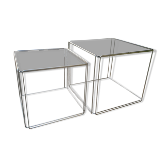 Tables gigognes de Max Sauze 1970