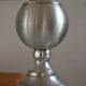 See delmas lamp 70's with fabric and metal lampshade
