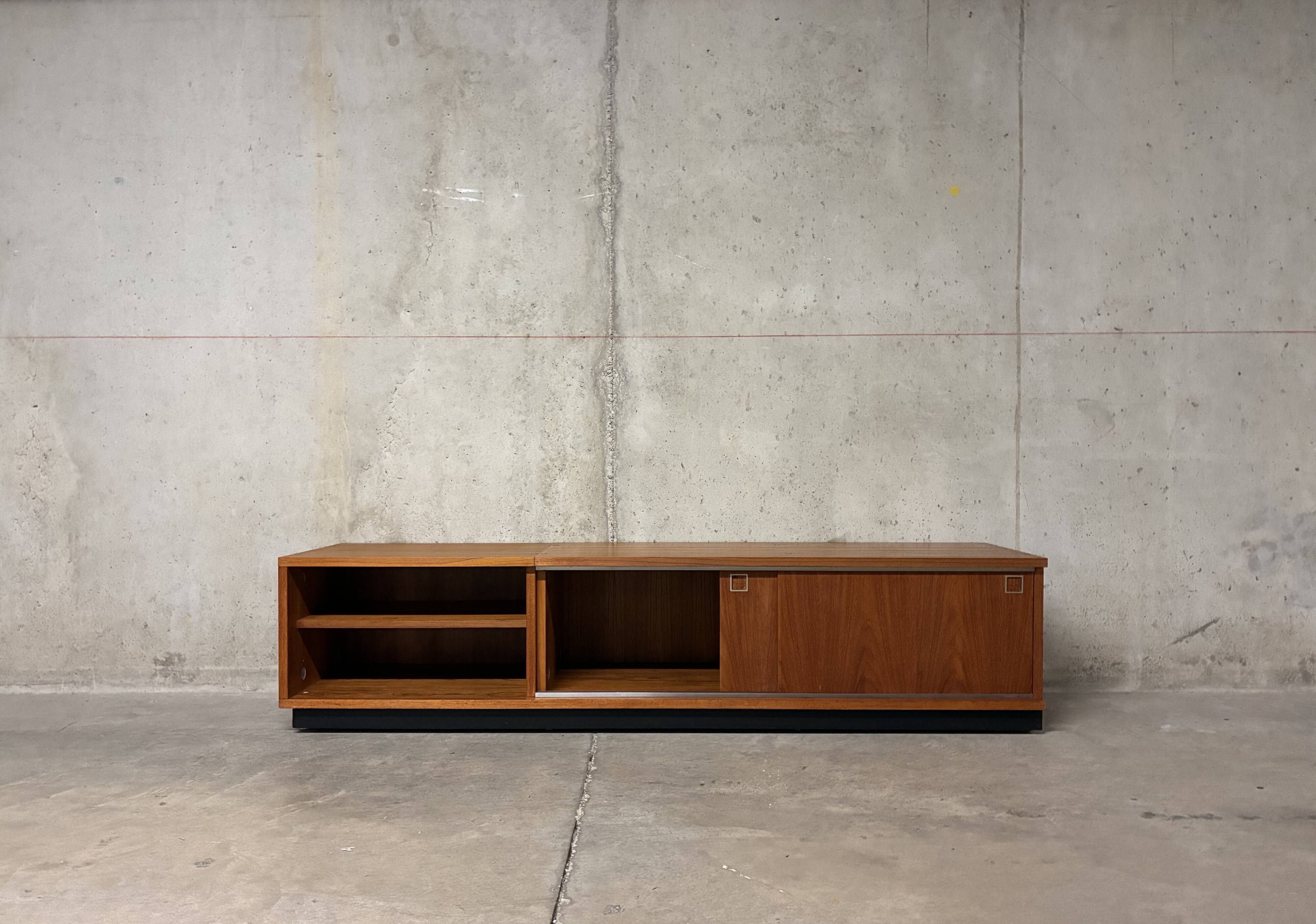 Low modernist teak sideboard Paolozzi vintage Monopoly 1960s