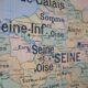 Map of France vintage - school poster n ° 4