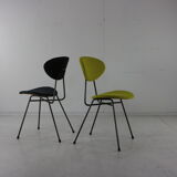 Set of two dining chairs designed in 1955 by Rob Parry and Emile Truijen