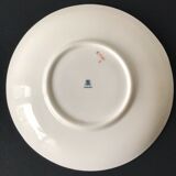 Copeland plate english porcelain xixth polychrome flowers