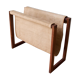 Scandinavian rosewood magazine holder 60s