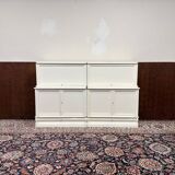 Original Globe Wernicke English Low Bookcase White