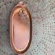 Slurry glazed ceramic dish in the shape of vintage fish