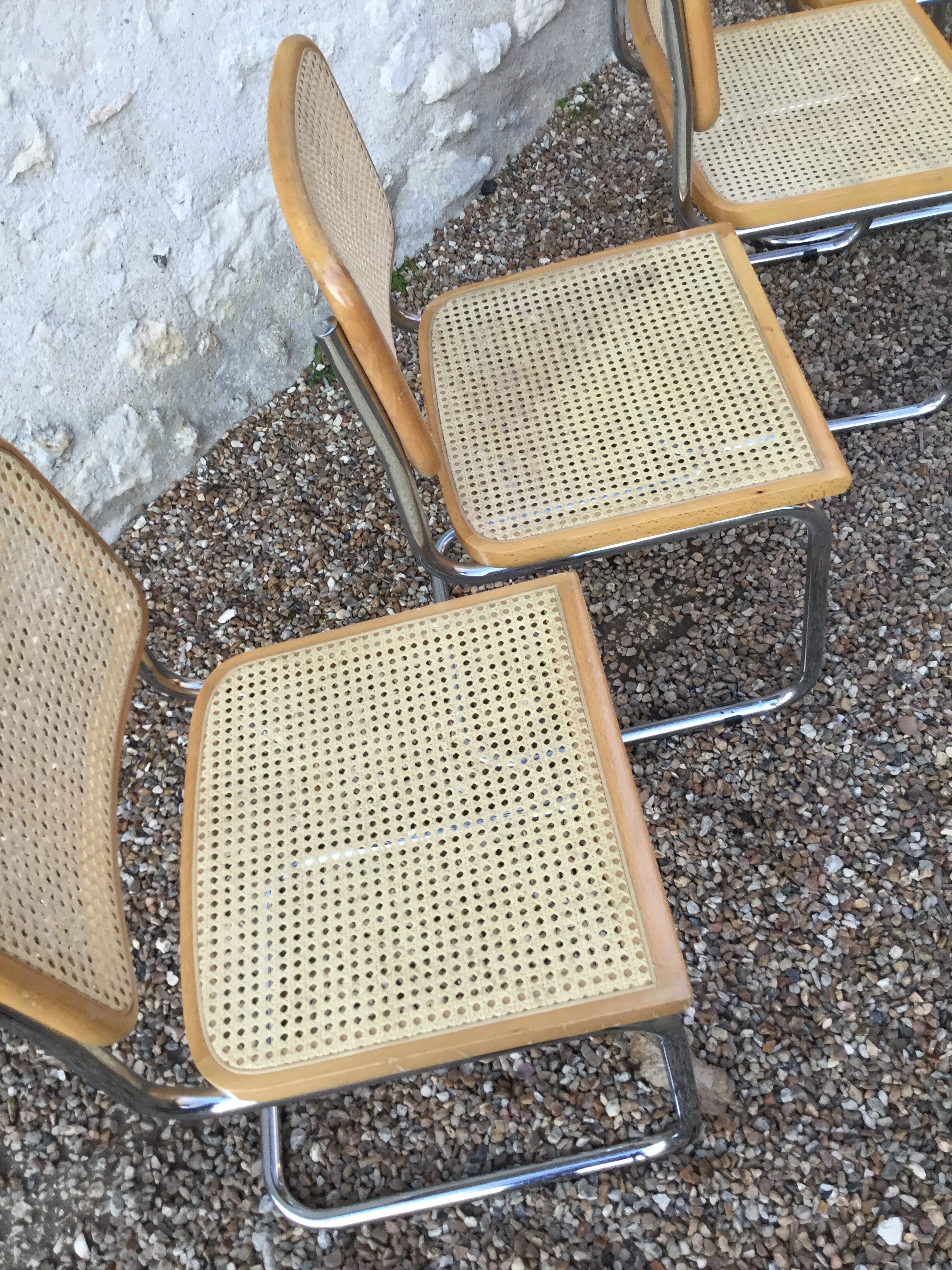 Set of four chairs Breuer B32