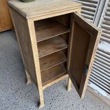 Raw wood occasional storage unit