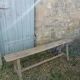 Banc de ferme en chêne