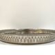 Large traditional oriental silver-plated metal tray