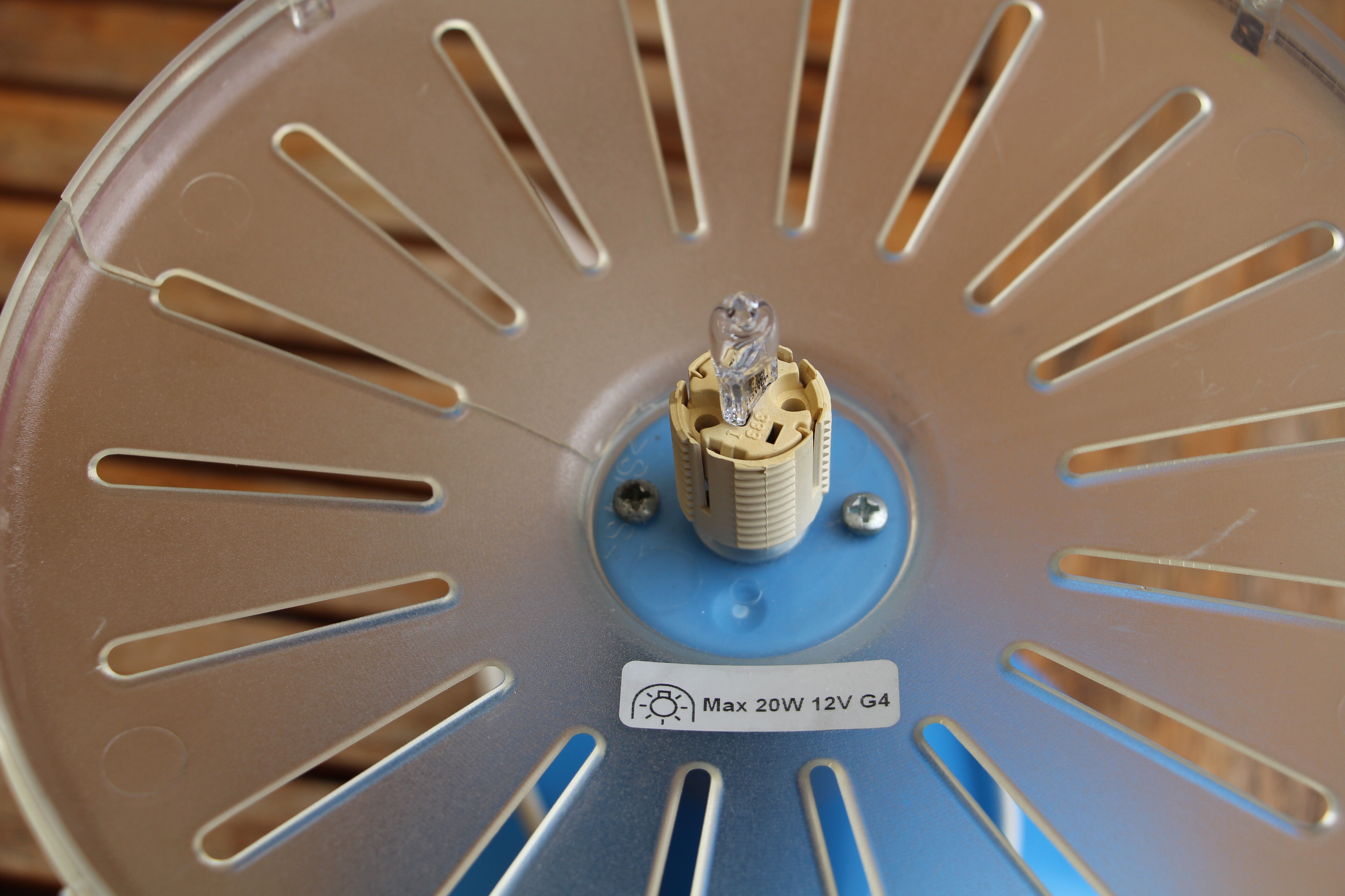 cloud blue bedside lamp IKEA 1990