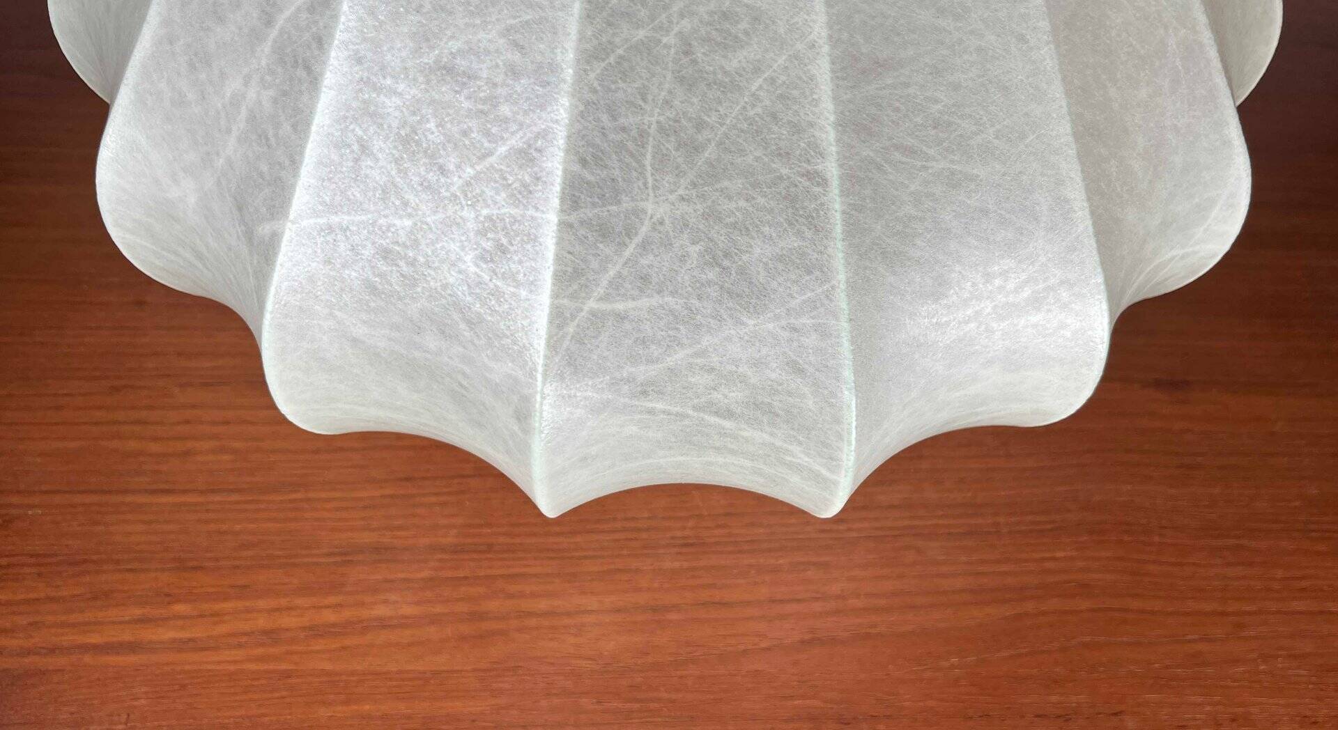 Mid-Century Modern Suspension Cocoon by Friedel Wauer for Goldkant Leuchten, Germany, 1960s