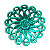Vallauris braided ceramic fruit cup