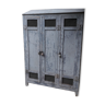 Patinated industrial wardrobe