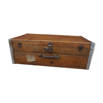 Wooden suitcase