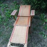 Rattan lounge chair
