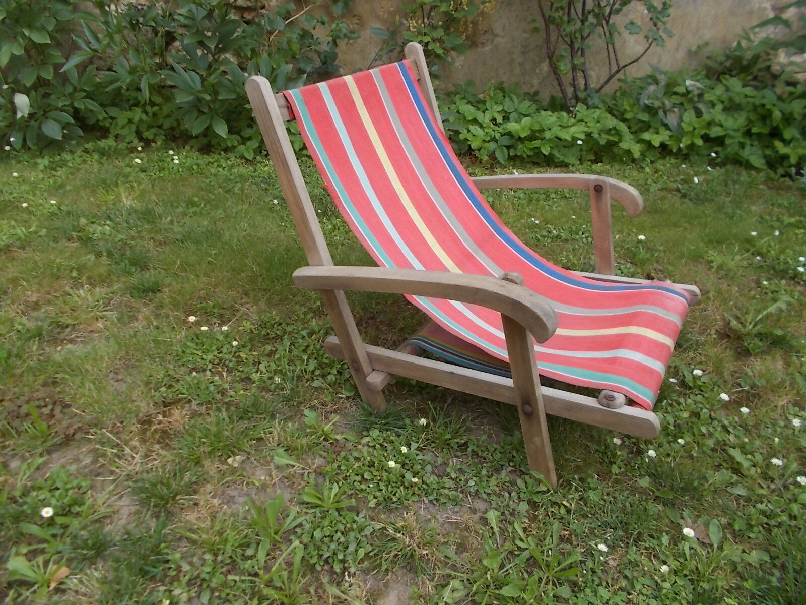 Vintage deckchair