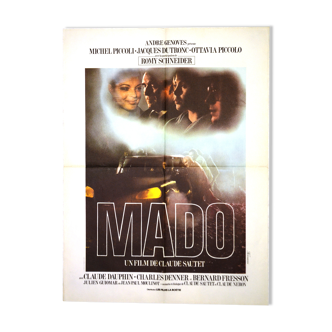 Original 1976 cinema poster "Mado" Romy Schneider, Piccoli, Dutronc...