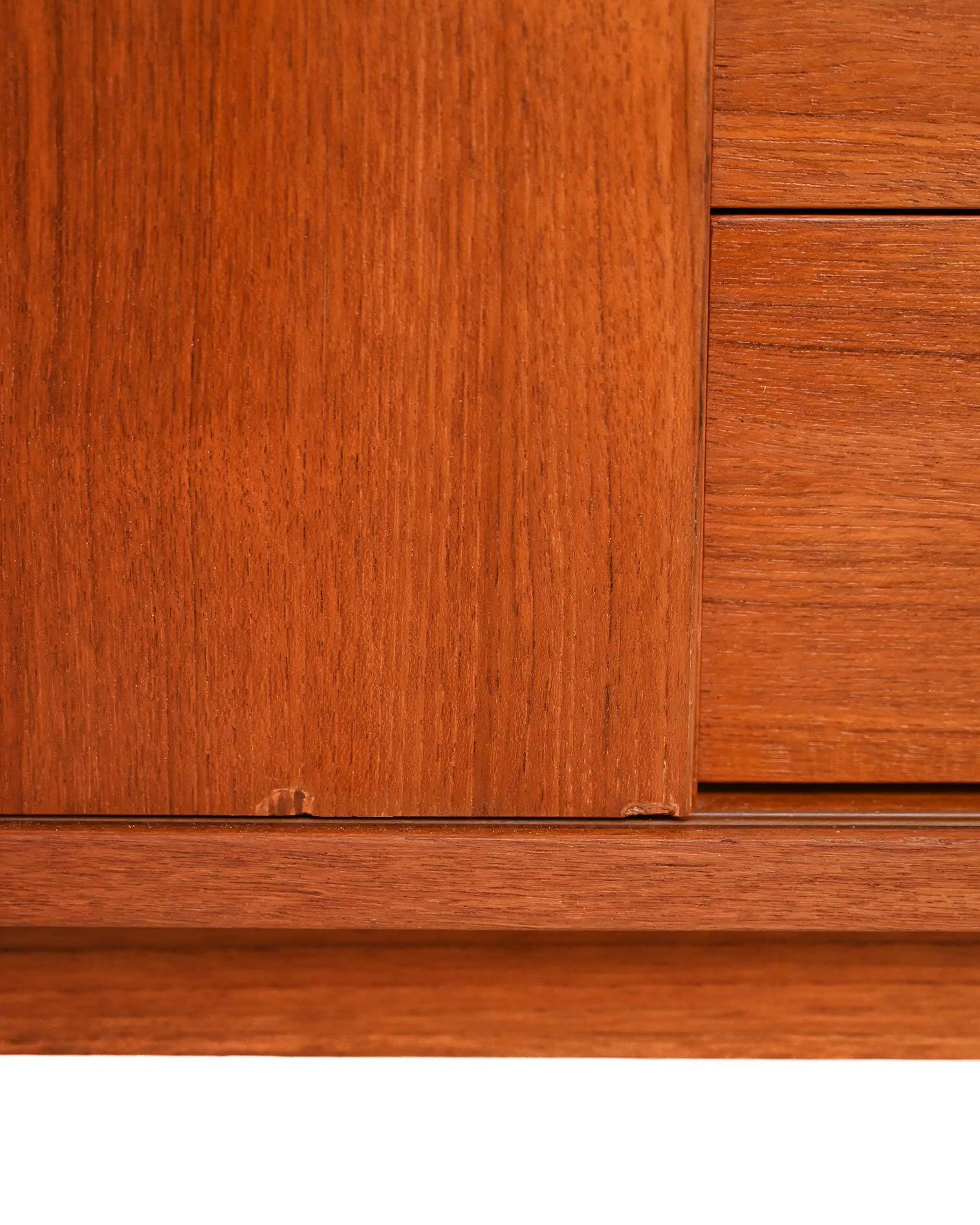 Scandinavian “Korsör” teak sideboard from the 1960s