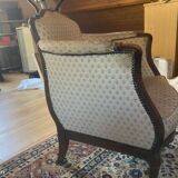 Fauteuils crapauds style Louis XV