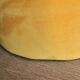 Duo poufs orange velours