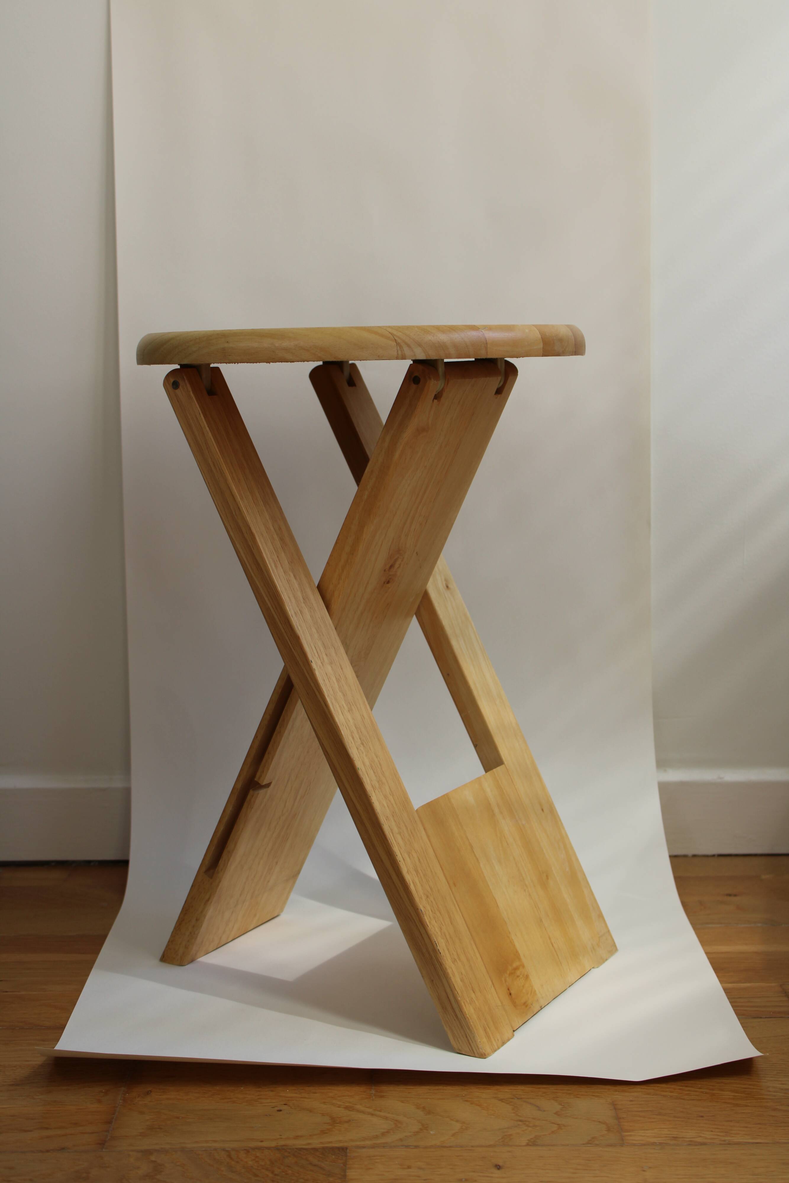 Vintage designer Adrian Reed Suzy folding stool