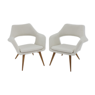 Paire de fauteuils Miroslav Navratil 1960s