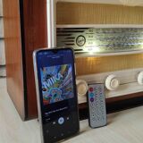 Sonneclair radio – green ribbon model (1952) – Bluetooth compatible