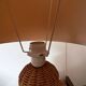 Vintage woven wicker lamp