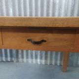 Solid oak farm table