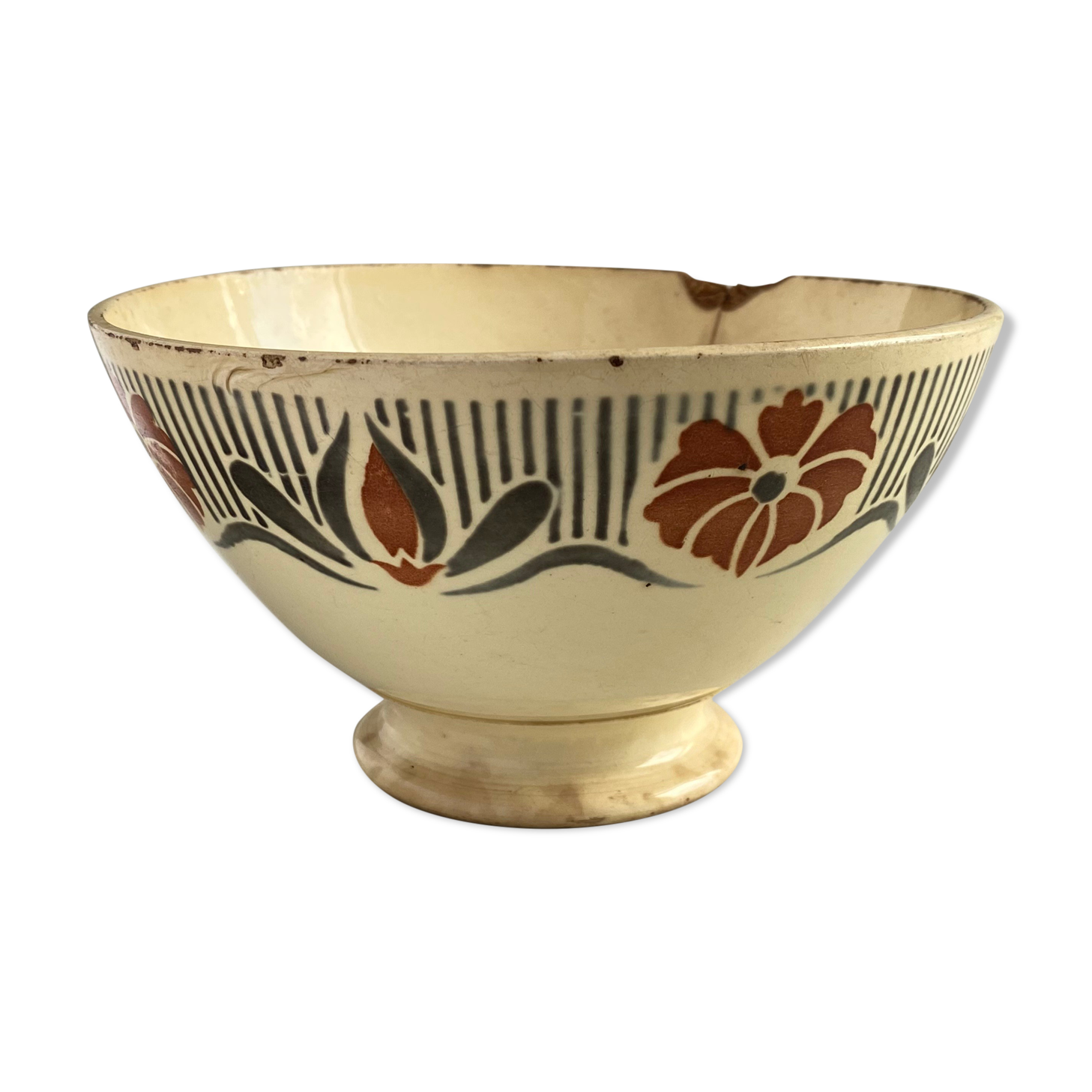 Digoin earthenware bowl