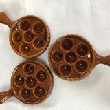 3 coupelles à escargots