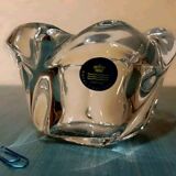 Tealight holder, vintage crystal pocket, Royal Copenhagen, Denmark 1980