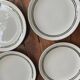 Set of 5 dessert plates Gien – model 4607 vintage - Diameter 19.5 cm