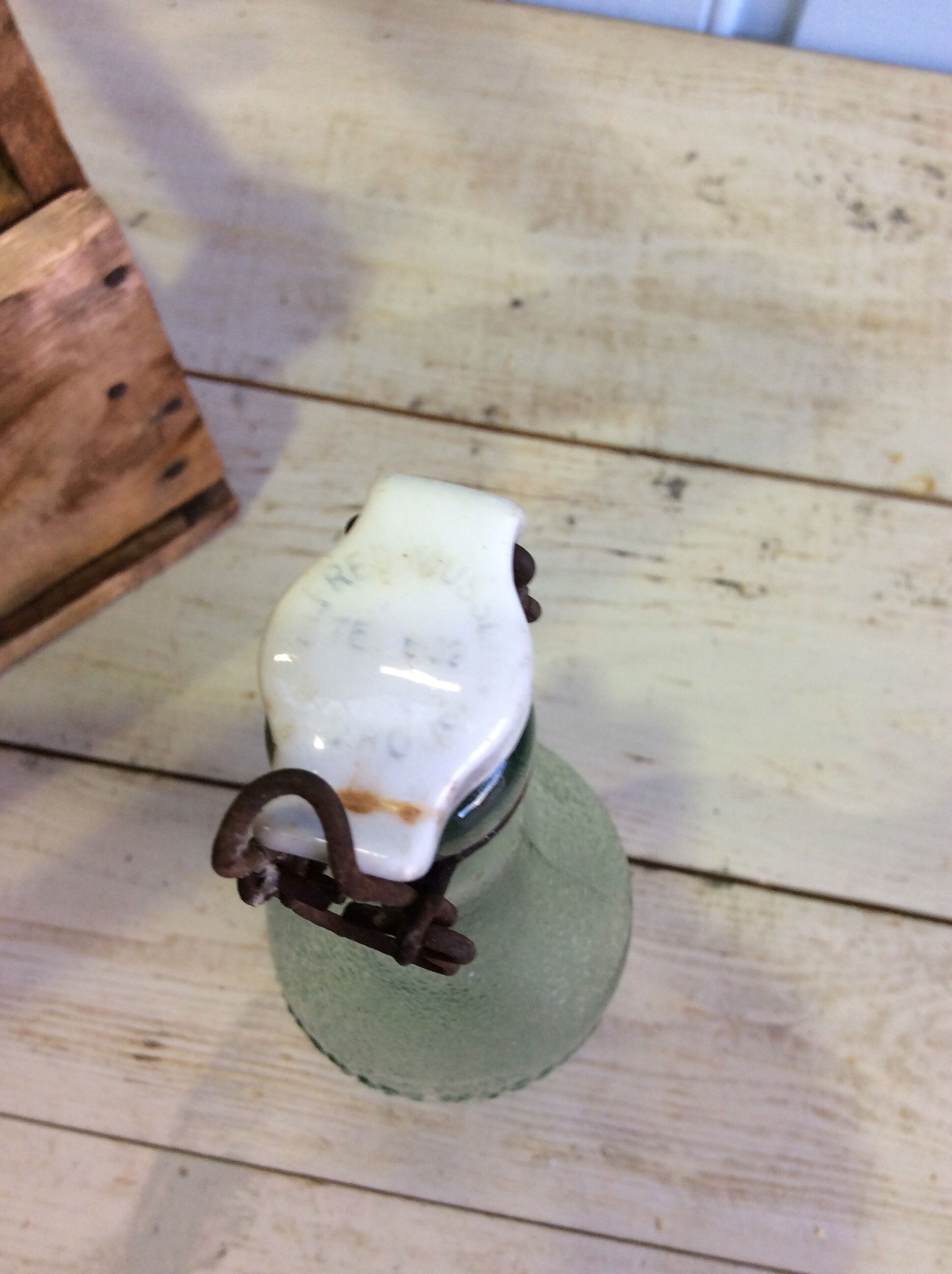 Vintage bottle lemonade mulhouse musslin