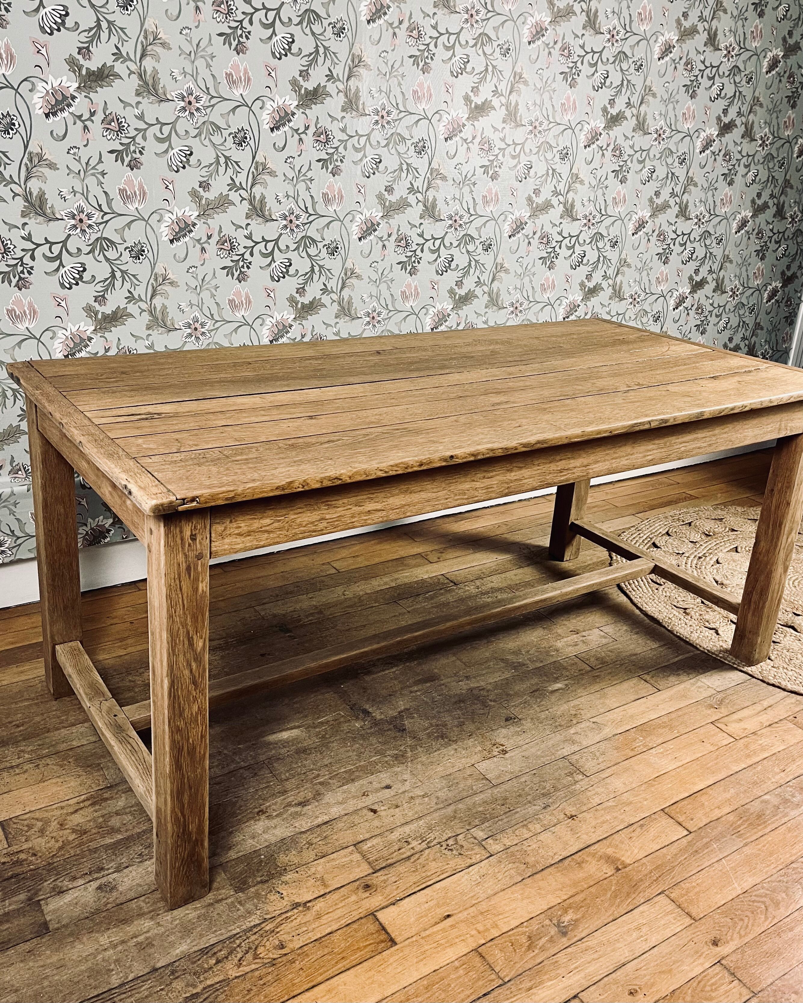 Renovated vintage farmhouse table