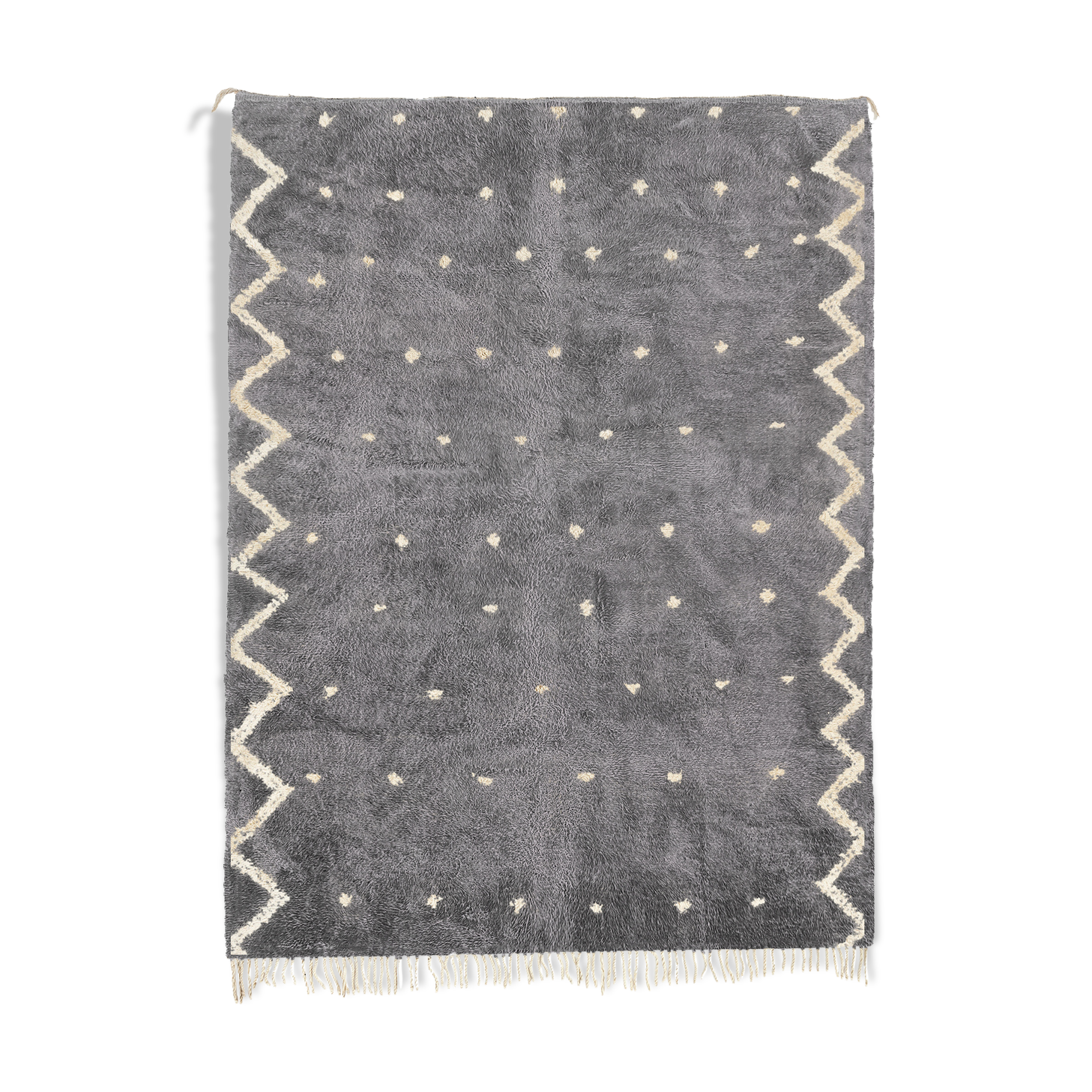 Modern Moroccan carpet grey