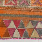 Pink Oriental Vintage Runner Rug, 86x309Cm