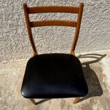 Set of 4 Scandinavian style teak chairs