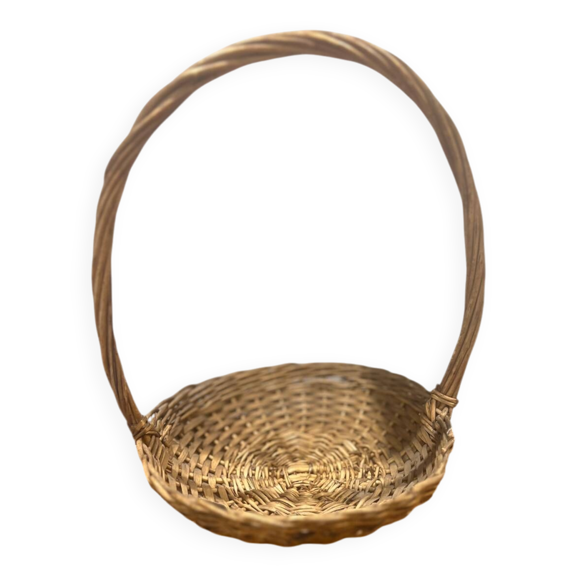 Small wicker basket table decoration