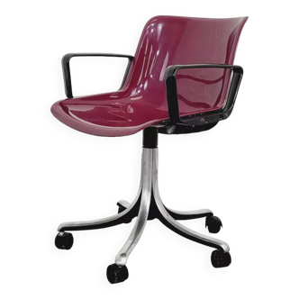 Vintage designer office armchair by Osvaldo Borsani for Tecno, Modus model