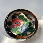 Bowl / trinket dish Vallauris with floral decoration – 1950s-60s