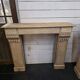 Wooden fireplace
