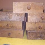 Wooden drawers