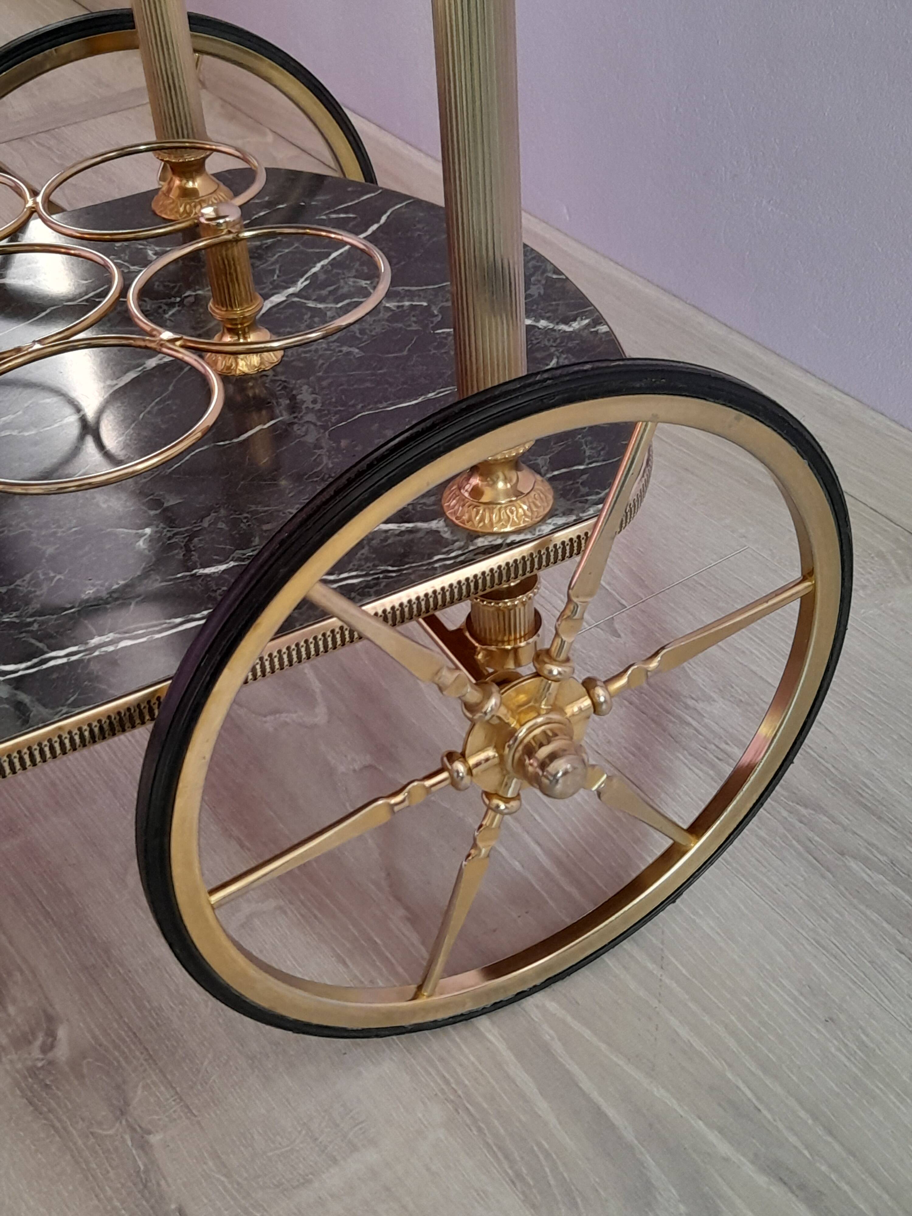 Vintage rolling trolley. Year 1960