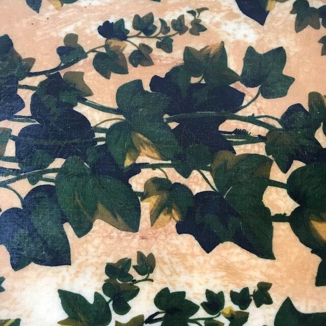 1960 fiber ivy leaves tray