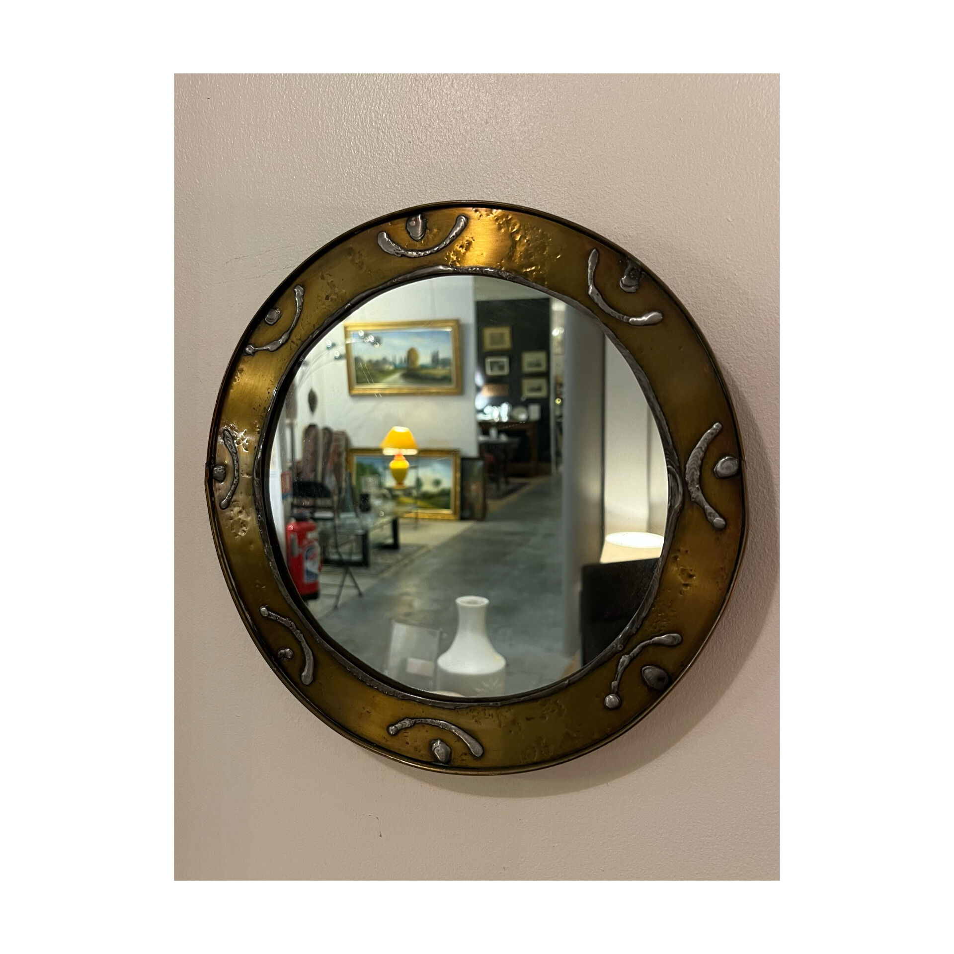 Brutalist mirror