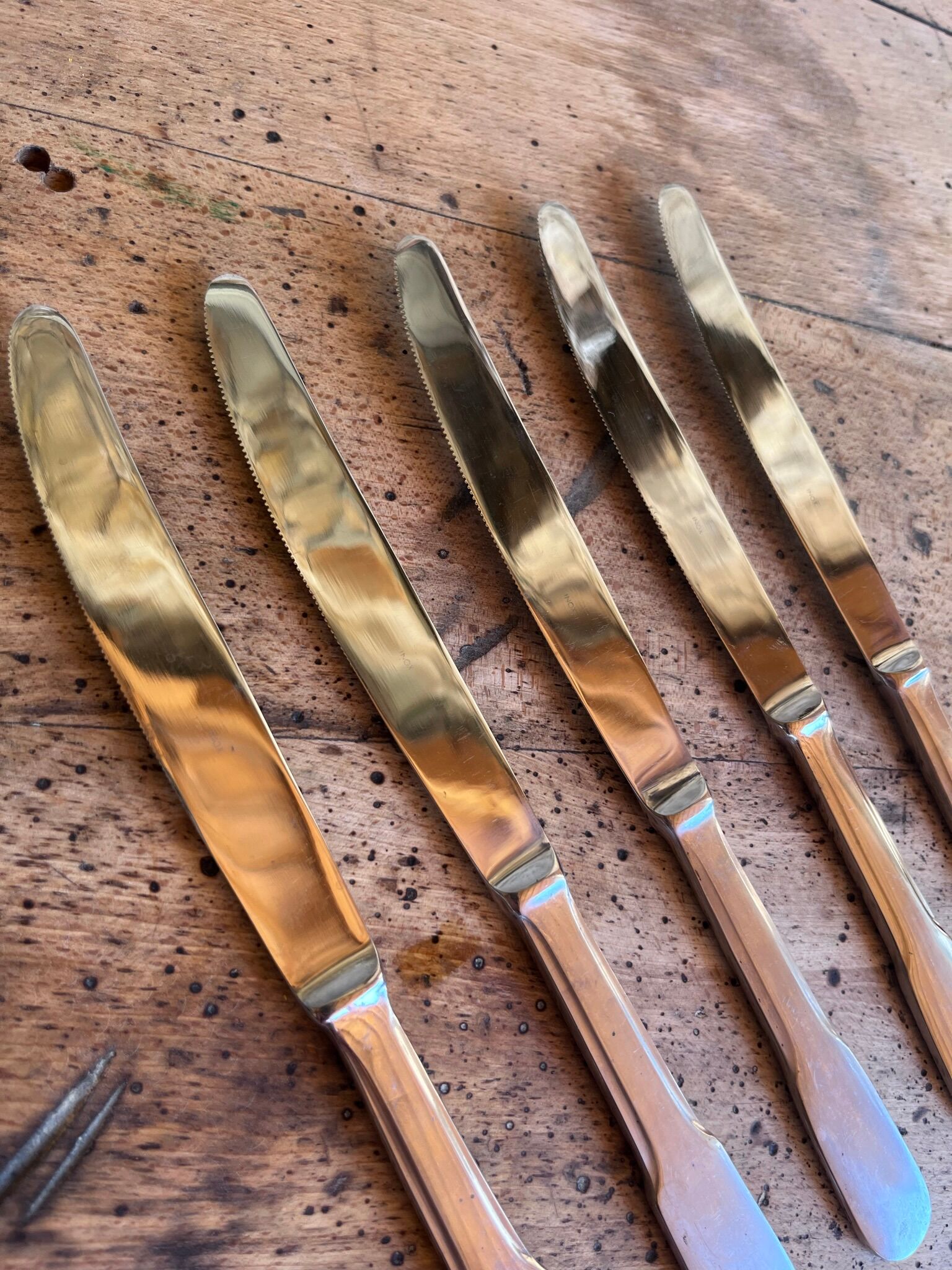 Set of 6 Guy Degrenne knives