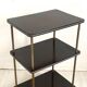 Table d'appoint en laiton et mélaminé, années 50's