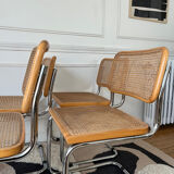 Set of 4 Cesca B32 chairs