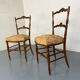 Chaises Antiques en Palissandre, France, 1890s, Set de 2